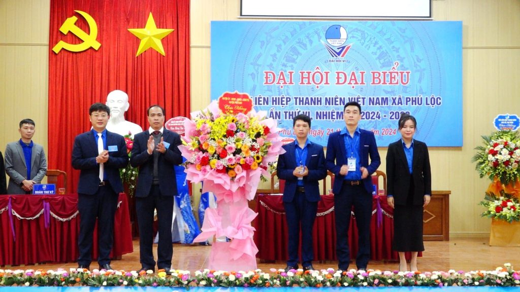 Phù Ninh: Đại hội Hội Liên hiệp Thanh niên Việt Nam xã Phú Lộc lần thứ VI, nhiệm kỳ 2024-2029