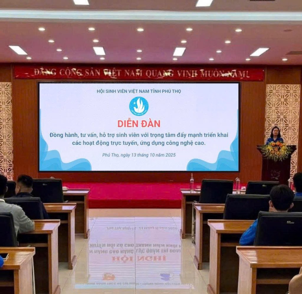 Phú Thọ: Tổ chức Diễn đàn đồng hành, tư vấn, hỗ trợ sinh viên với trọng tâm đẩy mạnh triển khai các hoạt động trực tuyến, ứng dụng công nghệ cao