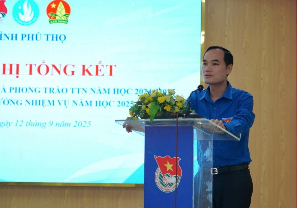Phú Thọ: Tổ chức Hội nghị tổng kết công tác Đoàn, Đội và phong trào thanh thiếu nhi năm học 2024-2025; triển khai nhiệm vụ trọng tâm năm học 2025-2026.